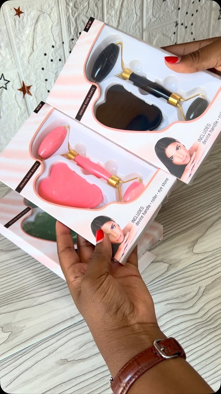 29 Trendy Gift Ideas for Her: The 2026 Gift Guide 14 Facial massage sets with rollers and gua sha tools in colorful boxes.